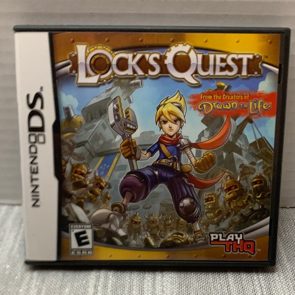Locks Quest - Nintendo DS , from the Creators of Drawn to Life, Rated E for all